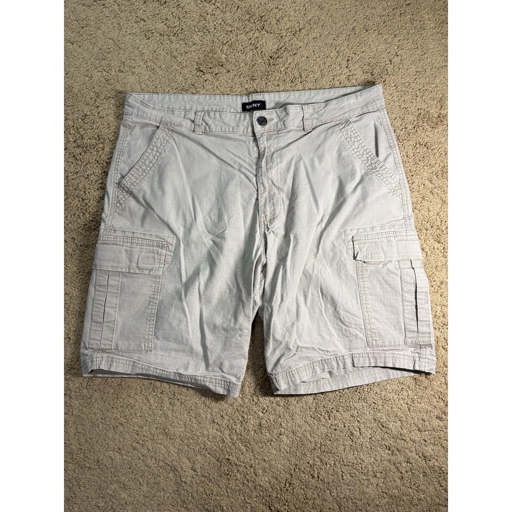 DKNY‎ Cargo Shorts Men 36 Rip Stop Relaxed Fit Breathable Casual Utility Hiking